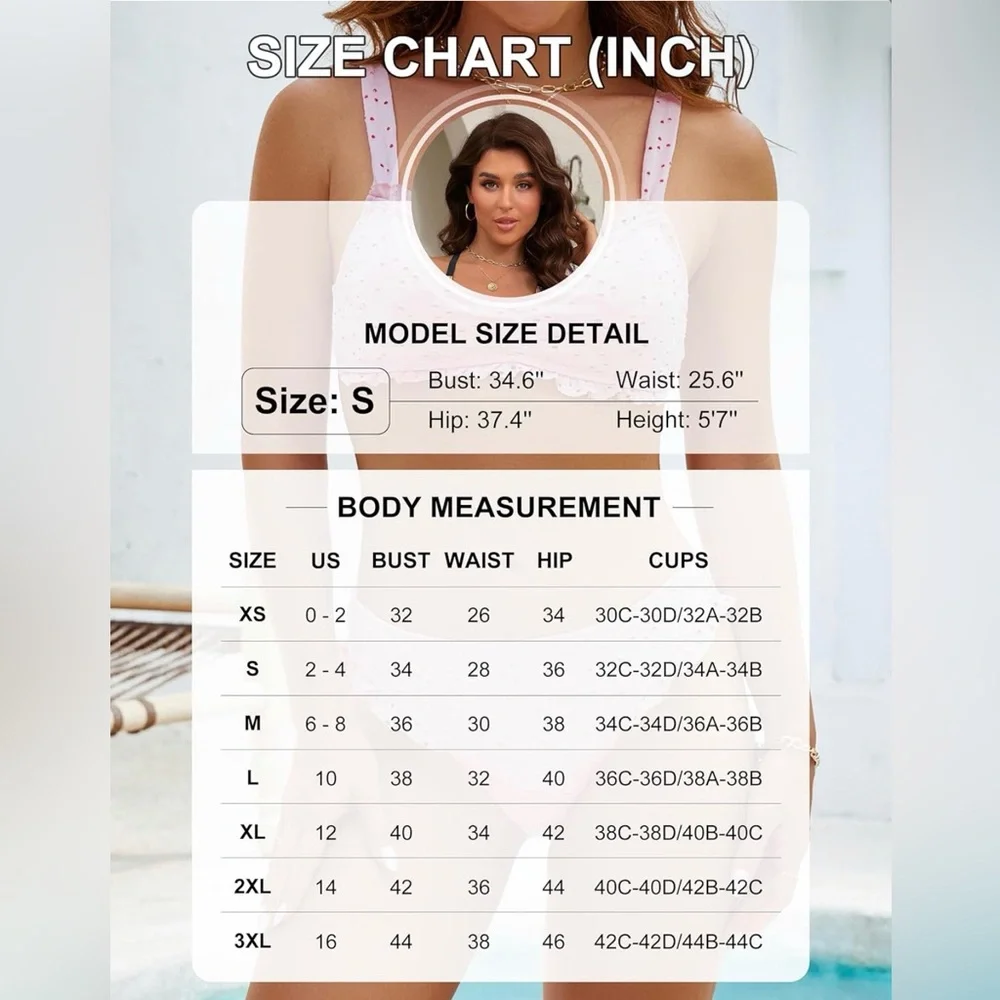 Pink Ruffled Bikini Set - Picture 6 of 9